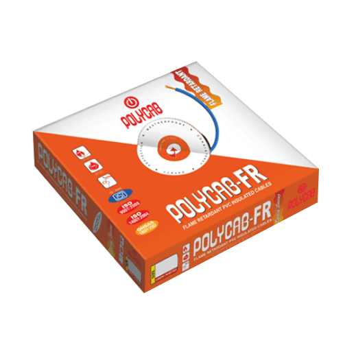 POLYCAB PVC HOUSE WIRE 1SQ MM FR COLOUR RED1100V COPPER CONDUCTOR 90 MTR COIL